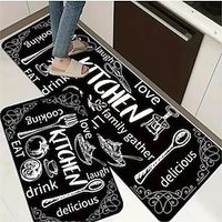 Kitchen Rug Non Slip Kitchen Mats for Floor Waterproof Farmhouse Kitchen Rugs and Mats Comfort Standing Desk Mats for Office,Laundry Room 1 Piece miniinthebox - thumbnail