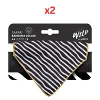 M-Pets Wild Safari Bandana Collar Small (Pack of 2)