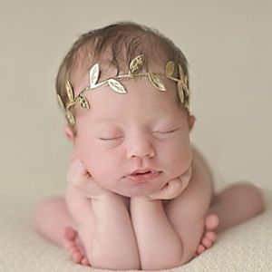 1pcs Toddler Girls' Sweet Trees / Leaves Hair Accessories Silver / Gold / Headbands miniinthebox