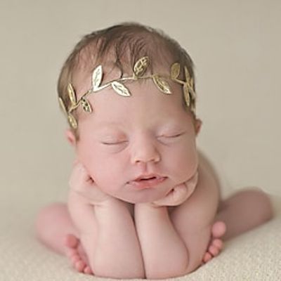 1pcs Toddler Girls' Sweet Trees / Leaves Hair Accessories Silver / Gold / Headbands miniinthebox