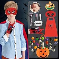 Halloween Spider Role Play Costume Pumpkin Eye Shadow Makeup Fake Blood Halloween Makeup Toys Lightinthebox - thumbnail