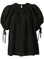 Goen.J ballon sleeve top - Black