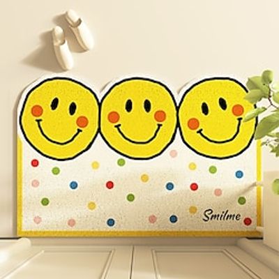 Cartoon Cute Wind Entrance Door Mat Can Be Cut Scraped Scraped Dirt Resistant Anti Slip Silk Ring Mat Lightinthebox