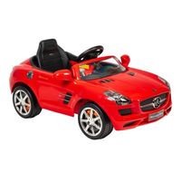 Megastar Licensed Mercedes Benz Sls 6 V Electric Ride On Car For Children - Red (UAE Delivery Only)
