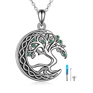 tree of life urn necklaces for ashes sterling silver family tree cremation jewelry for ashes memory jewelry for women men Lightinthebox