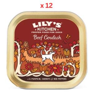 Lily's Kitchen Dog Beef Goulash Dog Wet Food Box 12x150G