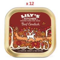 Lily's Kitchen Dog Beef Goulash Dog Wet Food Box 12x150G