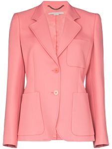 Stella McCartney Eleanor single-breasted blazer jacket - PINK