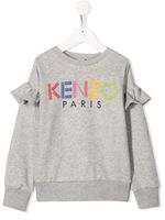 Kenzo Kids branded sweatshirt - Grey - thumbnail