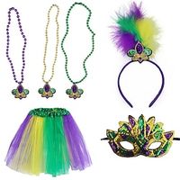 Cosplay Skirt Necklace Mask Outfits Headband Adults' Women's Cosplay Wedding Event  Party Festival Carnival Masquerade Mardi Gras Easy Halloween Costumes Lightinthebox - thumbnail