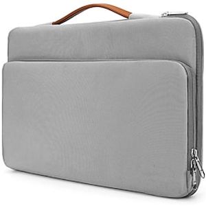Laptop Sleeves 13.3 15.6 inch Compatible with Macbook Air Pro, HP, Dell, Lenovo, Asus, Acer, Chromebook Notebook Laptop Carrying Case Cover Waterpoof Shock Proof With Handle Polyester Solid Color miniinthebox