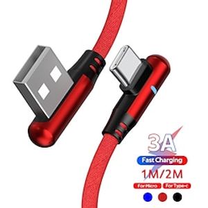 3A USB Type C Cable Wire For Samsung S10 S20 Xiaomi mi 11 Mobile Phone Fast Charging USB C Cable Type-C Charger Micro USB Cables Lightinthebox