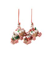 Mercury M Home Christmas Train Pendant In Soft Clay 10 x 5.5X H8.5 cm Assorted 1 Piece