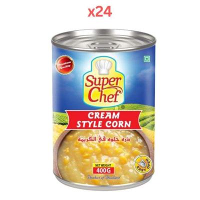 Super Chef Cream Style Sweet Corn 400Gm (Pack Of 24)
