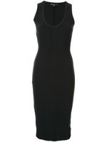 James Perse fitted midi-dress - Black