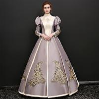 Gothic Victorian Vintage Inspired Medieval Dress Party Costume Prom Dress Princess Shakespeare Women's Ball Gown Halloween Party Evening Party Masquerade Dress Lightinthebox - thumbnail