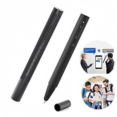 Language Translator Device 40 Languages Portable Language Translator Device 13.97 mm Rechargeable Real Time 2-way Translation for Learning miniinthebox