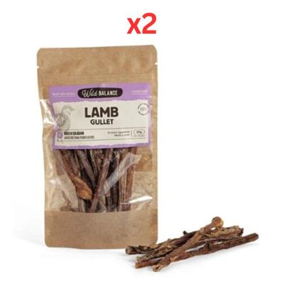 Wild Balance Natural Snack Lamb Gullet for Dogs 50G (Pack of 2)