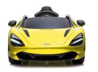 Megastar Ride On Premium Licensed Mclaren 12 V Electric Car - Yellow (UAE Delivery Only) - thumbnail