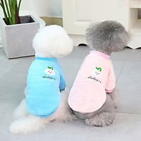 pet clothes dog clothes autumn and winter new teddy clothing small dog pet clothing 21 da da dog fleece Lightinthebox - thumbnail