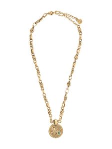 Goossens Talisman Capricorn medal necklace - GOLD