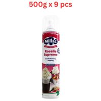 Millac Roselle Whipping Cream Spray 9 x 500g