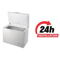 Ariston 311L Single Door Chest Freezer | Large Deep Freezer With Storage Basket | Adjustable Temperature | Interior Light | Child Lock | Super Free...