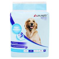 Purry Pet Training Pads Quick Absorbent Leak Proof & 5 Layer With Floor Sticker 60x45 Cm -30Pcs