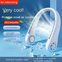 360 Free Adjustment Outdoor Portable Neck Hanging Fan USB Charging Lazy No Leaf Neck Hanging Fan Lightinthebox