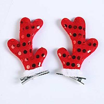 Pet Christmas Ornaments Cute Role Play Christmas Headdress Antler Hairpin Lightinthebox
