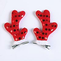 Pet Christmas Ornaments Cute Role Play Christmas Headdress Antler Hairpin Lightinthebox - thumbnail
