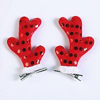 Pet Christmas Ornaments Cute Role Play Christmas Headdress Antler Hairpin Lightinthebox - thumbnail