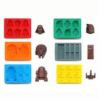 KCASA KC-ON065 Force Awake Silicone Ice Cube Tray Star Wars Chocolate Jelly Candy Soap Cake Mold