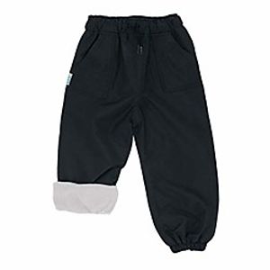 lined water-proof pants kids, cozy rain gear for boys girls (fleece-lined: black, 5t) Lightinthebox