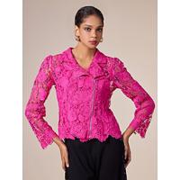 Lace Short Lightweight Jacket - thumbnail