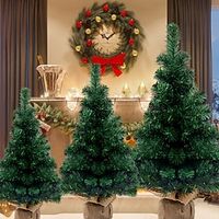 Artificial Christmas Tree, Green Christmas Tree Table Decorations for Indoor Furniture, Office, Cabinets, Fireplaces, Christmas Parties Lightinthebox - thumbnail
