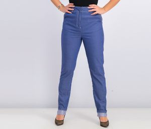 Womens Side Pocket Pants  Blue