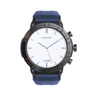 G Sports Smartwatch Blue Silicon Strap