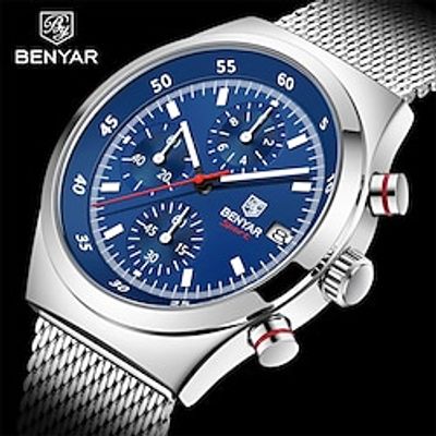BENYAR 2023 Luxury Men Watch Waterproof Fashion Casual Quartz Wristwatch Man's Business Watches Male Sport Clock miniinthebox
