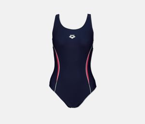 Womens Malva High Muscleback Swimwear  Navy/Pink