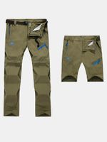 Mens Spring Summer Outdoor Thin Detachable Water-repellent Breathable Sport Pants