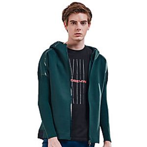 Men's Long Sleeve Running Jacket Full Zip Reflective Strip Outerwear Coat Athletic Winter Spandex Thermal Warm Reflective Breathable Gym Workout Running Active Training Jogging Exercise Sportswear Lightinthebox