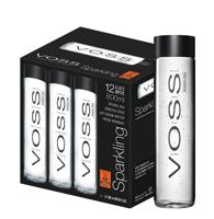 VOSS Artesian Sparkling Water, 800ml x 12 Glass Bottles