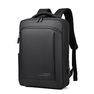 15.6 Inch Laptop Commuter Backpacks Polyester / Cotton Blend Solid Color for Men for Women for Business Office Waterpoof Shock Proof miniinthebox