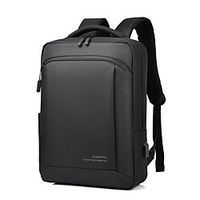 15.6 Inch Laptop Commuter Backpacks Polyester / Cotton Blend Solid Color for Men for Women for Business Office Waterpoof Shock Proof miniinthebox - thumbnail