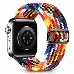 Smart watch band adjustable braided sport elastics bands compatible with apple watch bands 38mm 40mm 42mm 44mm  streatch solo loop strap compatible for iwatch series 6 5 4 3 2 1 se(patents pending) Lightinthebox