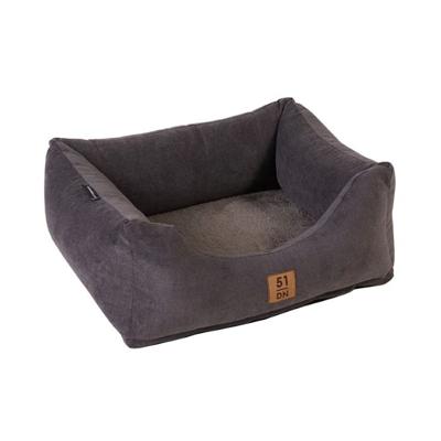 51 Degrees North Venice Soft Bed For Dogs - Dark Grey 96X80X26CM