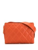 Chanel Pre-Owned 1997 diamond quilted belt bag - ORANGE