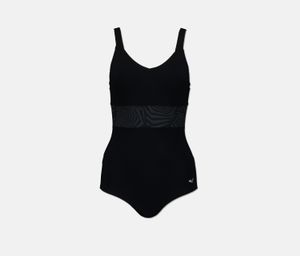 Womens Helga Wing Back One Piece  Black
