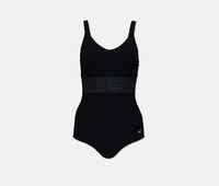 Womens Helga Wing Back One Piece  Black - thumbnail